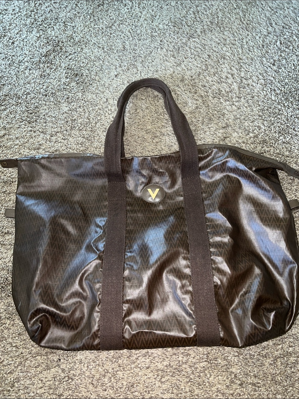 Mario Valentino Monogram Tote Bag